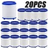 30PCS Faucet  Shower Water Filter Cartridges  Dual PP Cotton Replacement For Kitchen  Bath 9