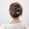 Matte Bow Duckbill Hair Clips  Solid Color Acrylic Hair Claws For Women 16