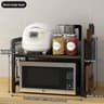 Retractable MultiFunction Microwave Oven  Kitchen Storage Rack 7