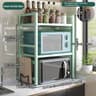 Retractable MultiFunction Microwave Oven  Kitchen Storage Rack 22