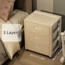 36 Tier Large Capacity Storage Cabinet Space Saving Organizer For Living Room Bedroom And Study 6