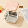 WORTHBUY Portable 304 Stainless Steel Lunch Box Leak Proof Reusable Bento Box For Kids And Travel 8