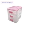 WBBOOMING Small Drawer Jewelry Storage Box Multi Layer Plastic Desktop Organizer For Cosmetics And  7
