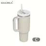 4058 Fl Oz Stainless Steel Insulated Water Bottle With Handle And Straw For Hot And Cold Drinks 9