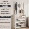 MultiLayer Clothes And Shoe Organizer Rack FloorStanding Hat  Shoe Storage Shelf 8