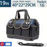 Multifunctional Waterproof Tool Bag 13in23in HeavyDuty Toolkit Organizer 12