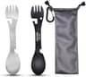 PSKOOK 5in1 Tactical Spork Stainless Steel Camping Utensil With Bottle And Can Opener 7