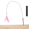 Cat Teaser Toy With Bell And Suction Cup Extended Rod Replaceable Feather Head 9