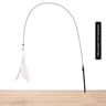 Cat Teaser Toy With Bell And Suction Cup Extended Rod Replaceable Feather Head 7