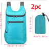 Foldable Waterproof Lightweight Travel Backpack Large Capacity Weekend Bag 9