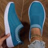 Womens Breathable Knit Sneakers Lightweight Mesh Casual Lace Up Shoes 6
