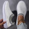 Womens Breathable Knit Sneakers Lightweight Mesh Casual Lace Up Shoes 10