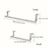 Stainless Steel OverDoor Towel Rack NoDrill Hanging Bar For Bathroom And Kitchen 8