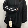 Large Capacity Canvas Crossbody Bag For Women Solid Color Shoulder Bag 8