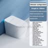 Smart Elongated Toilet With BuiltIn Bidet And Heated Seat 12