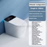 Smart Elongated Toilet With BuiltIn Bidet And Heated Seat 7