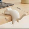 Cat Shaped Desk Side Backpack Hook No Punch Strong Load Bearing Foldable Hanger 1 Or 2pcs 8