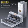 180 In 1 Precision Screwdriver Set With Magnetic Bits And Storage Box For Phone Watch Glasses Repai 7