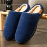 Designer Fuzzy Slippers For Men Memory Foam Warm Soft Cushion NonSlip Home Shoes 7