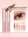Gradient Two Color Eyeshadow Pen Waterproof Pearlescent Eyeshadow Stick Easy Blend Lazy Makeup 6