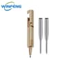 Retro Brass Mini Bolt Action Pen Compact EDC Tactical Ballpoint Pen 9