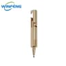 Retro Brass Mini Bolt Action Pen Compact EDC Tactical Ballpoint Pen 7