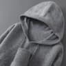 Mens Merino Wool Hooded Sweater Thick Warm Pullover Casual Winter Knit Hoodie 8