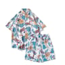 Mens Hawaiian Shirt And Shorts Set  Quick Dry Summer Beach Outfit 2 Piece 8