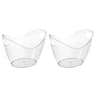 Elegant Transparent Acrylic Ice Bucket Wine And Beverage Cooler For Parties 7