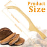Serrated Bread Bow Cutter Stainless Steel Sourdough Bread Slicer With Bamboo Handle 6