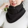 Womens Lamb Fleece Neck Warmer Snood Plush Fake Collar Winter Scarf One Size 8