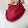 Womens Lamb Fleece Neck Warmer Snood Plush Fake Collar Winter Scarf One Size 13