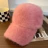 SoftFluff Rabbit Plush Baseball Cap For Women With Slim Face Fit 11