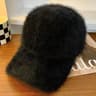 SoftFluff Rabbit Plush Baseball Cap For Women With Slim Face Fit 8