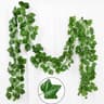 Artificial Ivy Garland Hanging Vine Realistic Green Leaves Wall And Garden Decor 10
