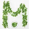 Artificial Ivy Garland Hanging Vine Realistic Green Leaves Wall And Garden Decor 6