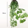 Artificial Rattan Hanging Plant Basket Ivy Vine Greenery Wall And Garden Decor 11