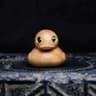 Funny Middle Finger Duck Wooden Figurine Mini Desk Decor Gag Gift 6