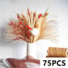 Pink White Dried Flower Pampas Bouquet  Boho Wedding Centerpiece Decor 12