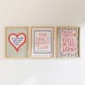 Frameless Colorful Quotes Canvas Wall Art Modern Typography Poster Prints For Living Room  Bedroom 7