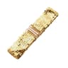 GlamCurve Wide Sequin Elastic Waist Belt With Gold Buckle 9