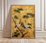 Vintage Japanese Crane Ukiyoe Wall Art Red Sun Pine Print 17