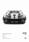Dodge Challenger SRT Hellcat Redeye Canvas Wall Art Modern Muscle Car Poster 14