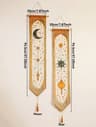 Islamic Ramadan Moon Star Lantern Wall Banner Eid Mubarak Tapestry Decor 9