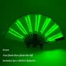 LED Neon Folding Rave Fan  Luminous Party Hand Fan For Festivals  Events 9