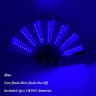 LED Neon Folding Rave Fan  Luminous Party Hand Fan For Festivals  Events 11