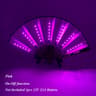 LED Neon Folding Rave Fan  Luminous Party Hand Fan For Festivals  Events 7