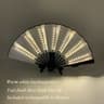 LED Neon Folding Rave Fan  Luminous Party Hand Fan For Festivals  Events 21