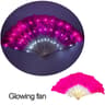 LED Neon Folding Rave Fan  Luminous Party Hand Fan For Festivals  Events 25
