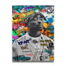 Retro 80s Gangster Graffiti Canvas Wall Art Print For Urban Street Style Decor 13